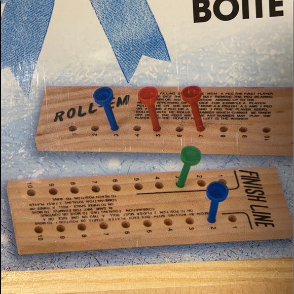 Merangue 7 in 1 Assorted Games Wood With Storage Case Sealed - Picture 9 of 11